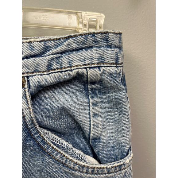 Talbots Mom Jeans Petite size 12P High Waist light wash Vintage Tapered Denim - Picture 8 of 8